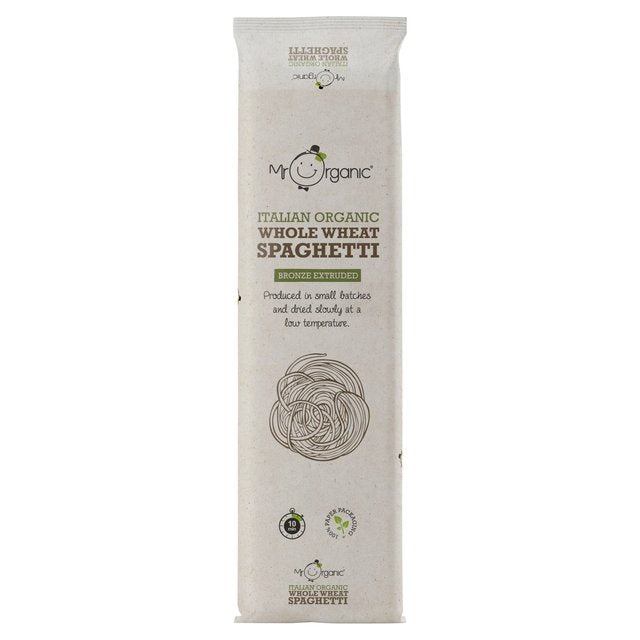 Mr Organic Italian Whole Wheat Spaghetti Pasta 500g