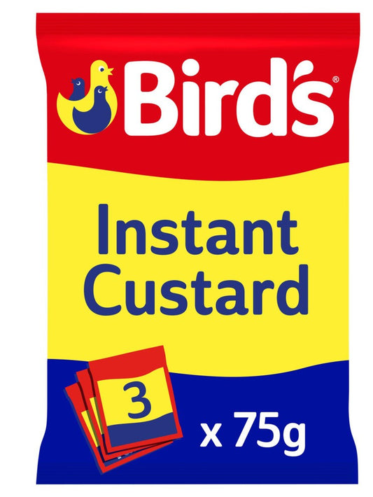 Bird's Instant Custard Sachets 3 x 75g Bird's インスタント カスタード 小袋 75g×3