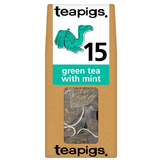 Teapigs Green Tea with Mint Tea Bags 15 per pack