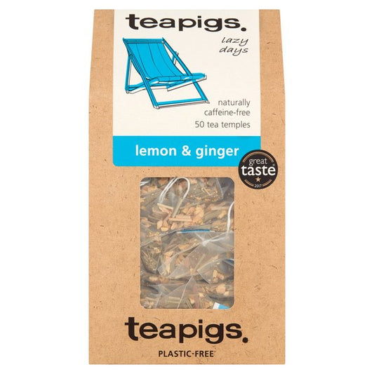 Teapigs Lemon & Ginger Tea Bags 50 per pack