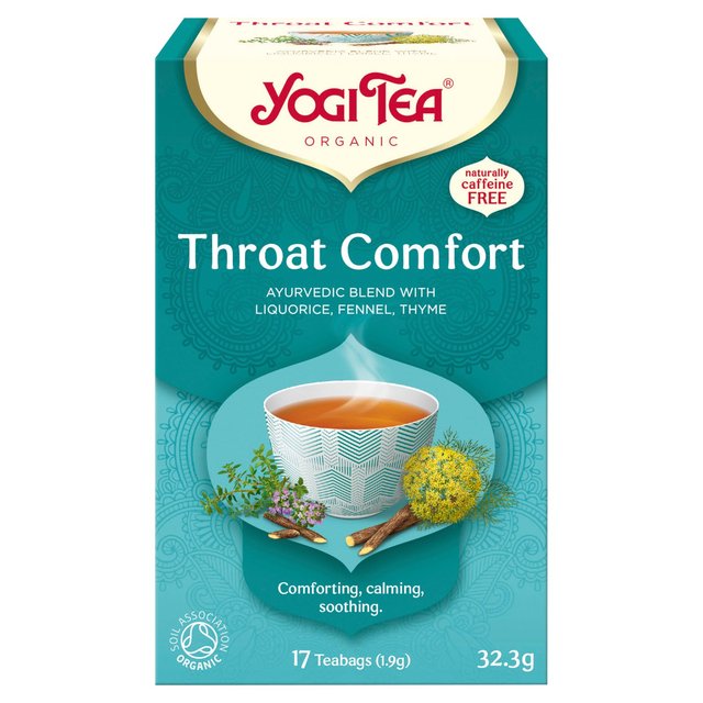 Yogi Tea Throat Comfort Organic Tea Bags 17 per pack