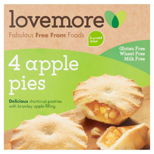 Lovemore Gluten & Wheat Free Apple Pies 260g