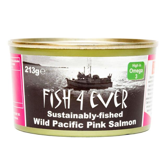 Fish 4 Ever Wild Pacific Pink Salmon 213g