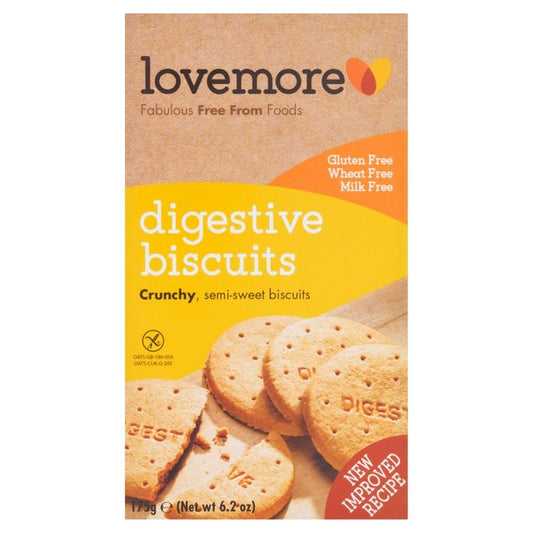 Lovemore Free From Digestive Biscuits 175g