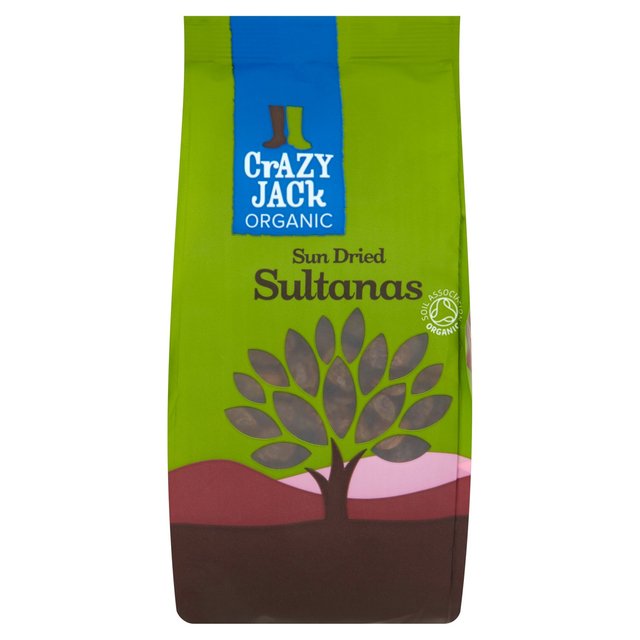 Crazy Jack Organic Sultanas 375g