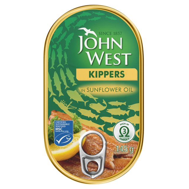 John West Kippers Brisling In Sunflower Oil 145g