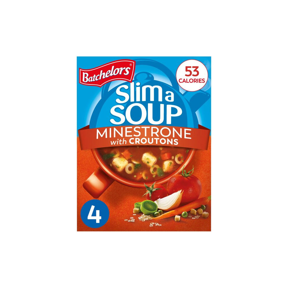 Batchelors Slim A Soup Minestrone 4 x 15g バチェラーズ スリムAスープミネストローネ 15g×4