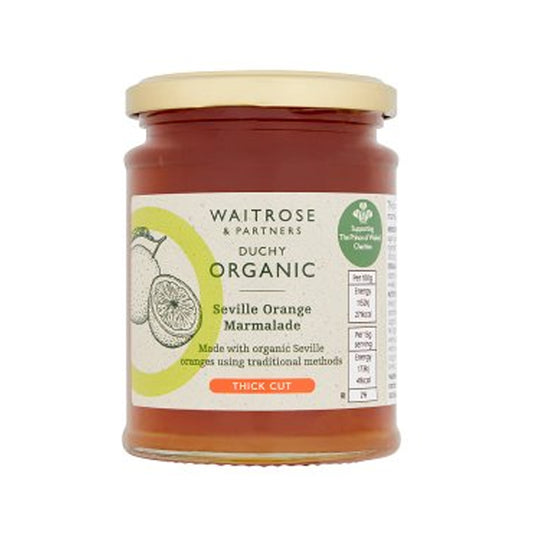 Duchy Organic Seville Orange Thick Cut Marmalade 340g ダッチー オーガニック セヴィルオレンジ マーマレード 太切りオレンジ