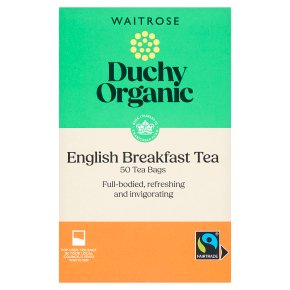 Duchy Organic English Breakfast 50Tea Bags 125g Waitrose ダッチー オーガニック 紅茶 イングリッシュブレックファスト 50ティーバッグ入り