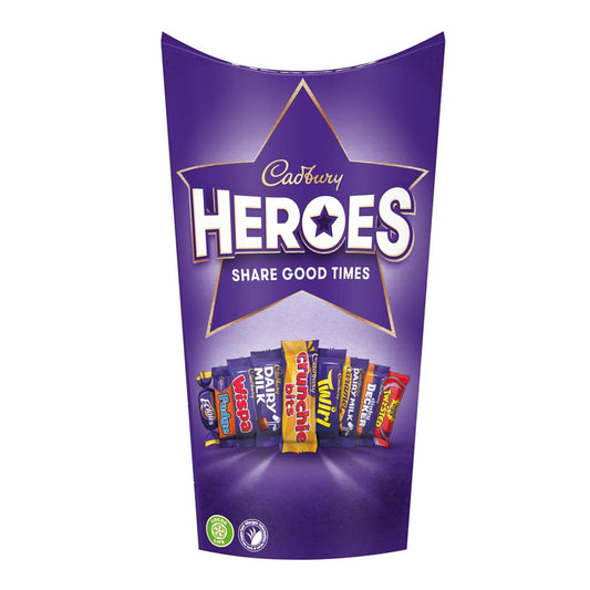 Cadbury Heroes Chocolate Carton 290g キャドバリー ヒーローズ チョコレート 詰め合わせ 290g