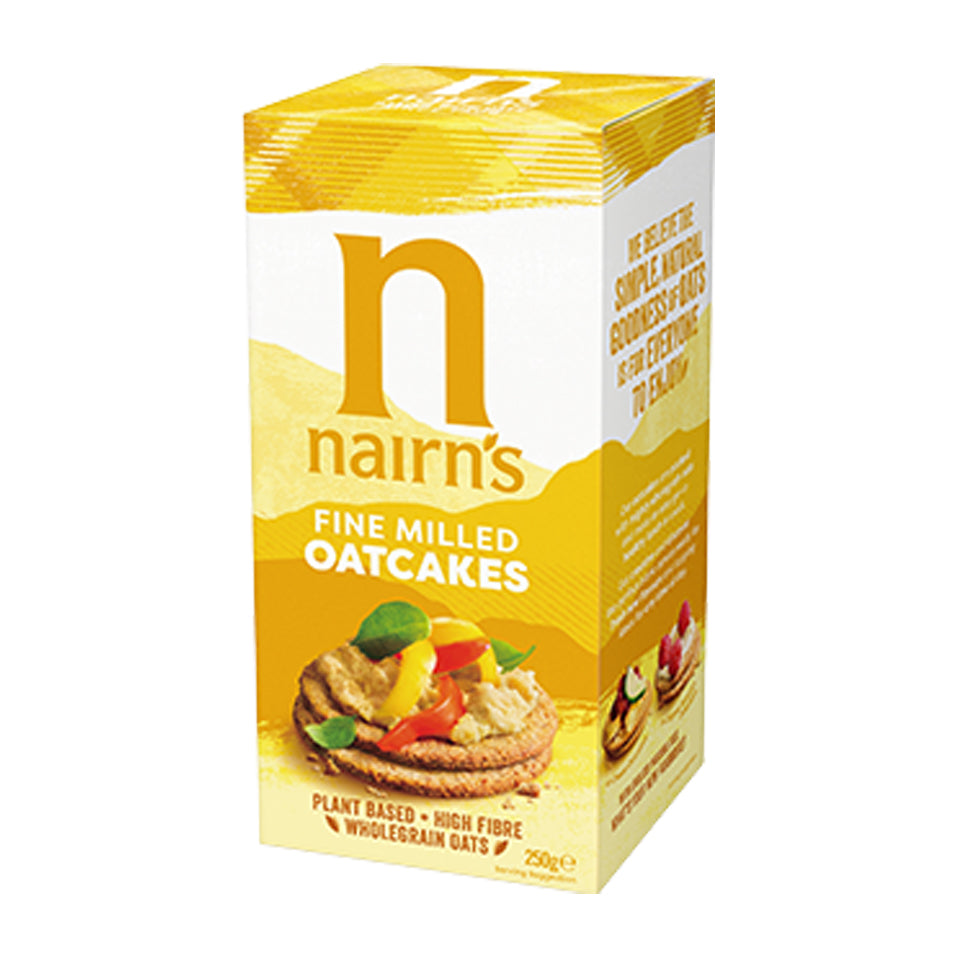 Nairn's Fine Milled Oatcakes 250g ネアンズ ファインミルド オートケーキ 細挽き オーツケーキ 250g