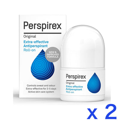 【2本セット】Perspirex Roll on Original 20ml x 2 パースピレックス オリジナル ロールオン 制汗剤 20ml わき汗 脇 デオドラント 直塗り