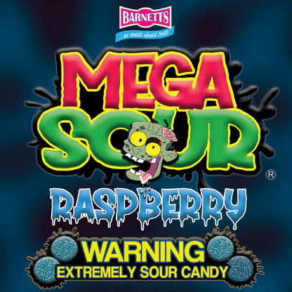 【メーカー正規品】Barnetts Mega Sour Raspberry 250g メガサワー バーネット メガサワー ラズベリー 250g サワーキャンディ