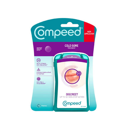 Compeed Cold Sore Healing Patch 15 Patches x 2packs コンピード 唇ヘルペス用 パッチ (15パッチ x 2箱) 唇 ヘルペスパッチ