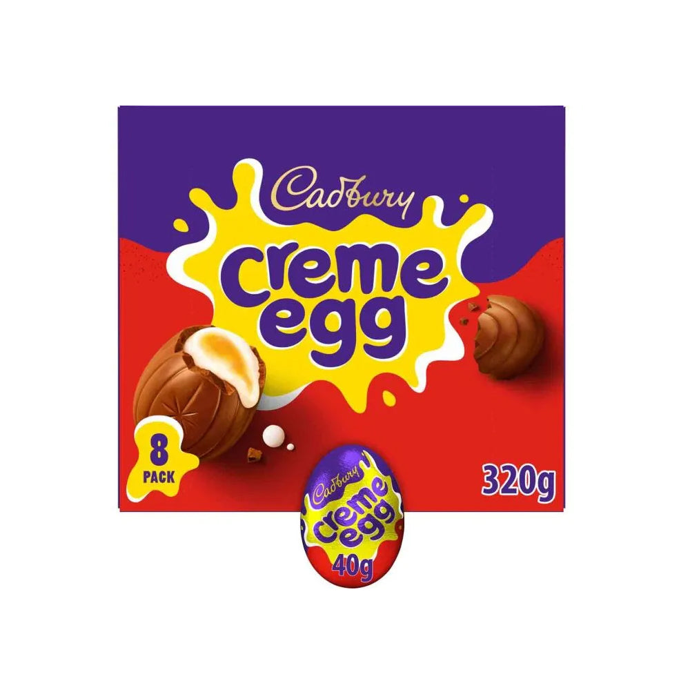 Cadbury Creme Egg Chocolate 8 x 40g Cadbury Creme Egg Chocolate 40g 8 pieces