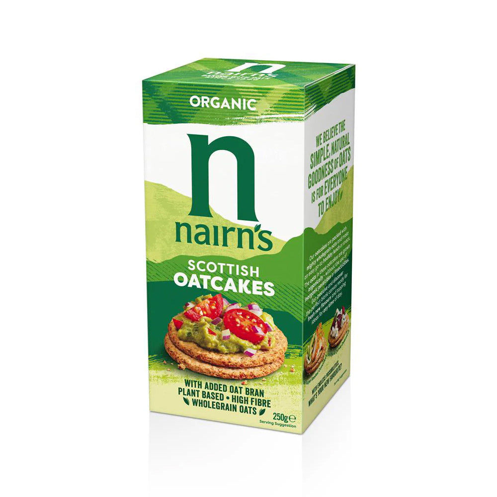Nairn's Organic Scottish Oatcakes 250g ネアンズ オーガニック スコティッシュ オートケーキ 250g