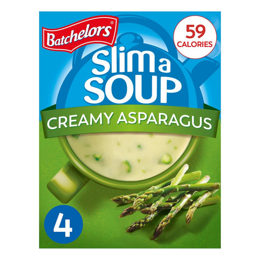 Batchelors Slim a Soup Creamy Asparagus 4 pack 59g バチェラーズ スリムアスープ クリーミーアスパラガス 4パック 59g
