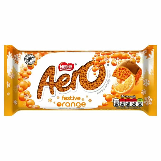 Aero Festive Orange Chocolate Sharing Bar 90g
