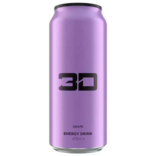 3D Energy Purple Can 473ml