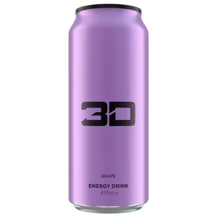 3D Energy Purple Can 473ml