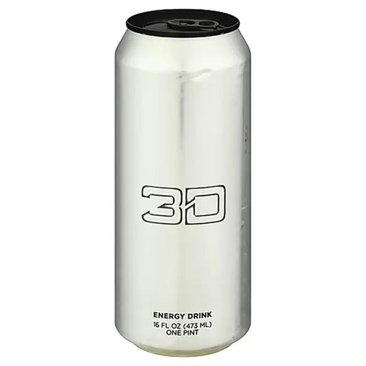 3D Energy Silver Can 473ml